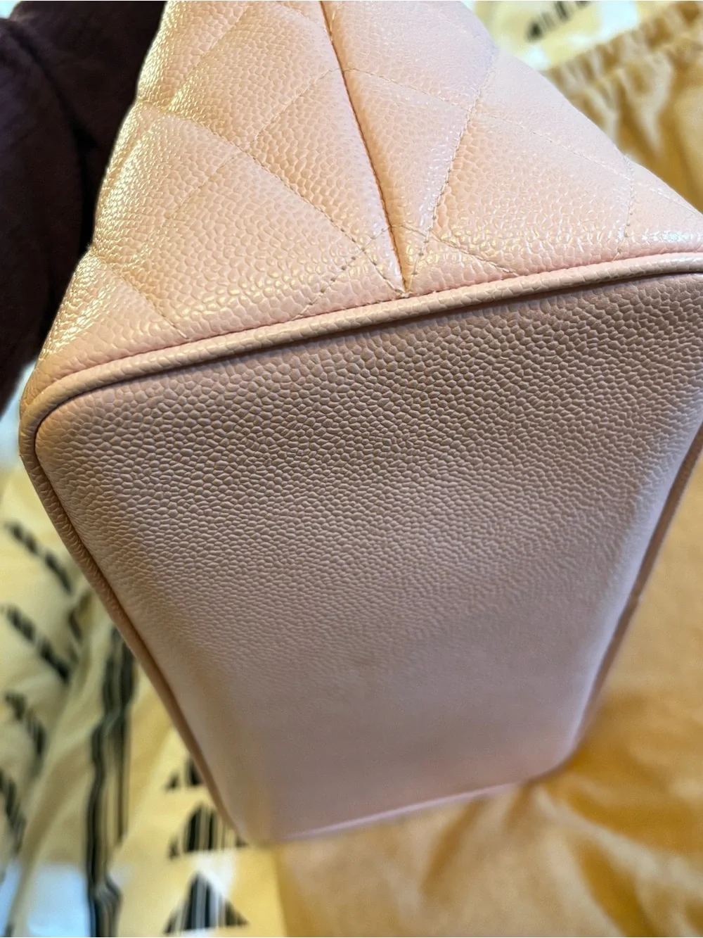 CHANEL Medallion Tote Caviar Leather